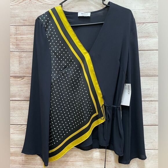NEW WITH TAGS BAILEY 44 TOP MAST DOT PRINT TOP - Picture 3 of 8